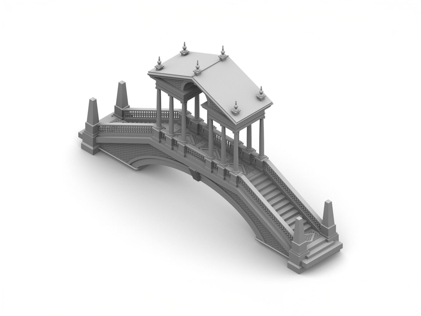 modélisation de 20 projets . impression 3D . exposition Miscellaneous Follies, KANAL - Centre Pompidou [ 2019 ]