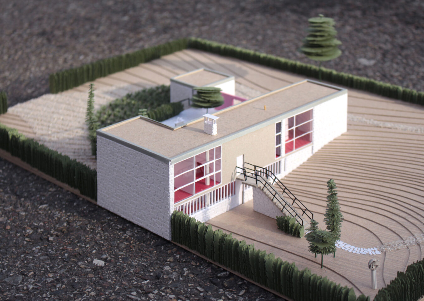 maquette 1:100 . Villa Artaude © Le Corbusier [ 1930 ] exposition Une chambre ailleurs, Villa Noailles [ 2019 ]