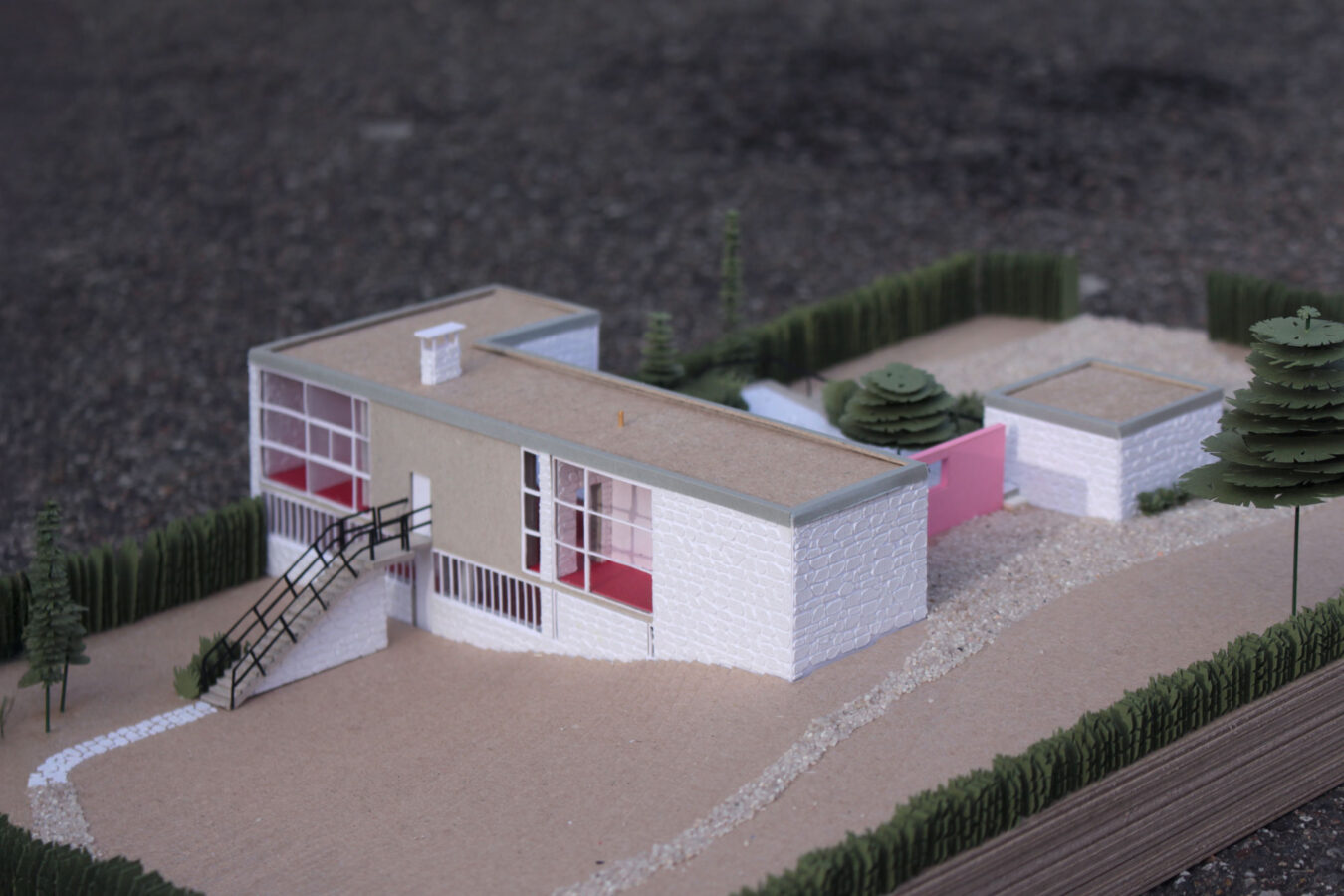 maquette 1:100 . Villa Artaude © Le Corbusier [ 1930 ] exposition Une chambre ailleurs, Villa Noailles [ 2019 ]