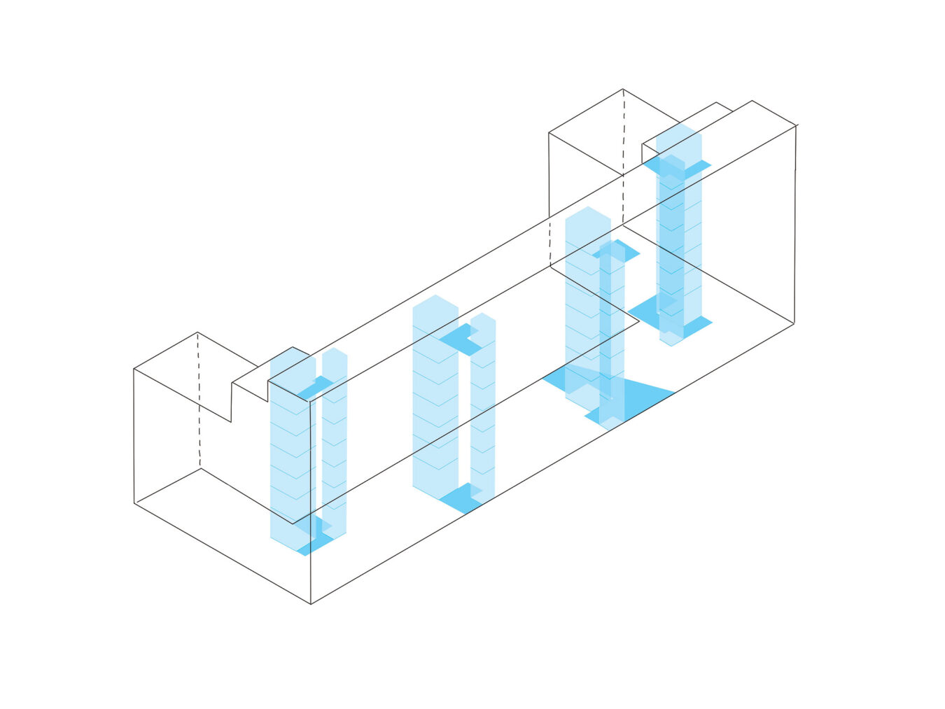 diagramme . lot D · ZAC Chapelle-Charbon · Paris [ concours · 2022 ] © mbl architectes + © UR