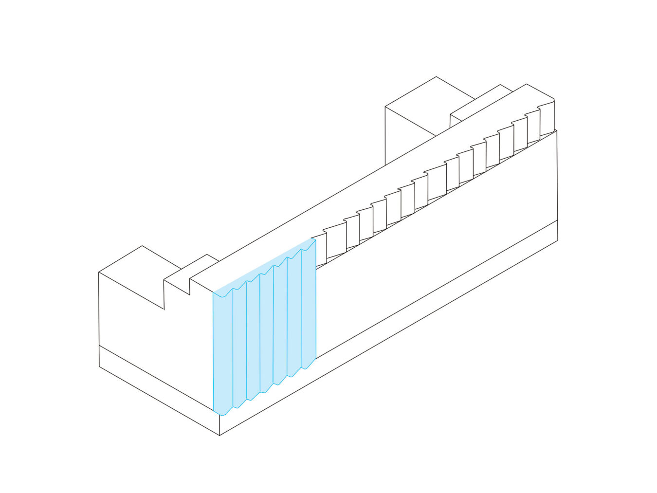 diagramme . lot D · ZAC Chapelle-Charbon · Paris [ concours · 2022 ] © mbl architectes + © UR
