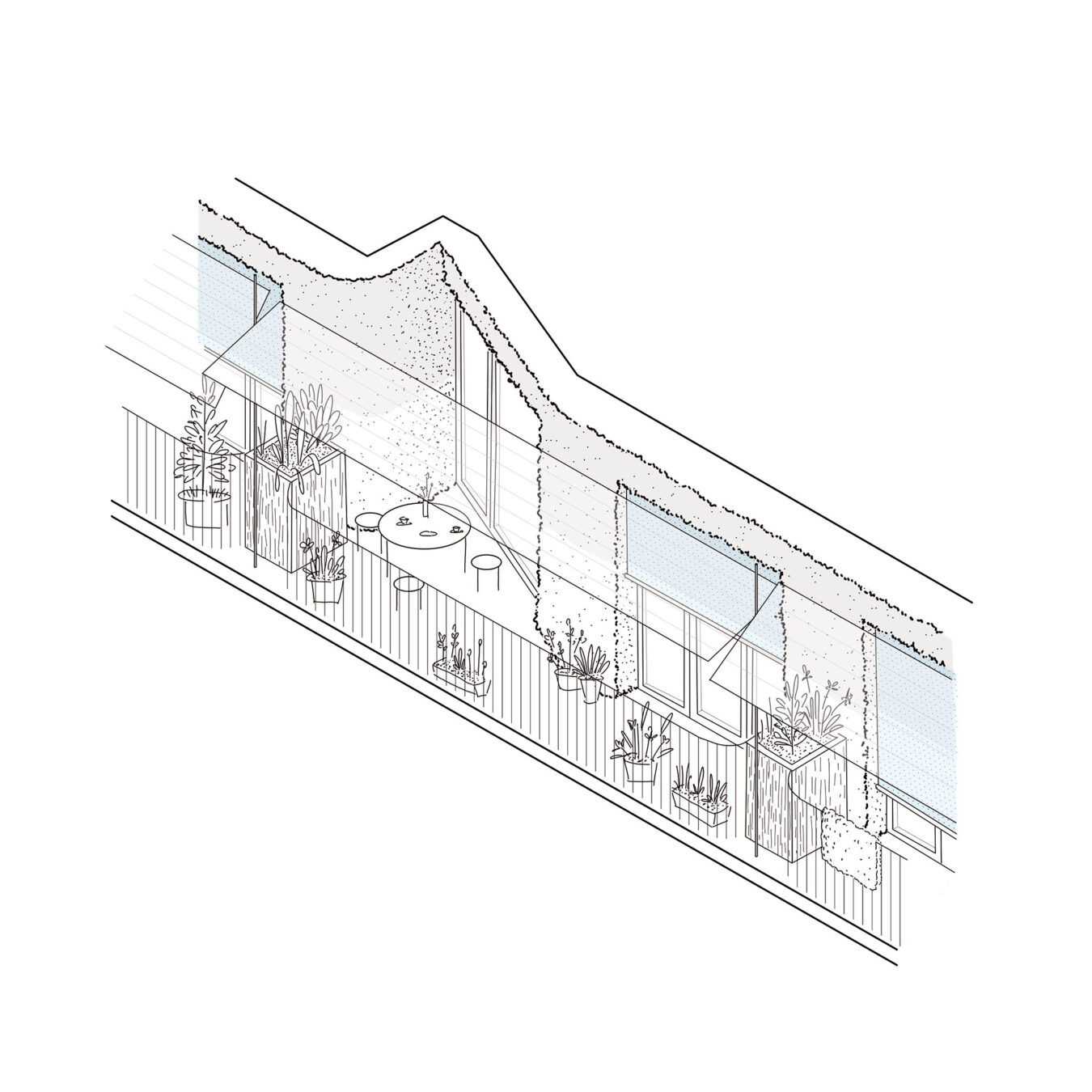 illustration . lot D · ZAC Chapelle-Charbon · Paris [ concours · 2022 ] © mbl architectes + © UR