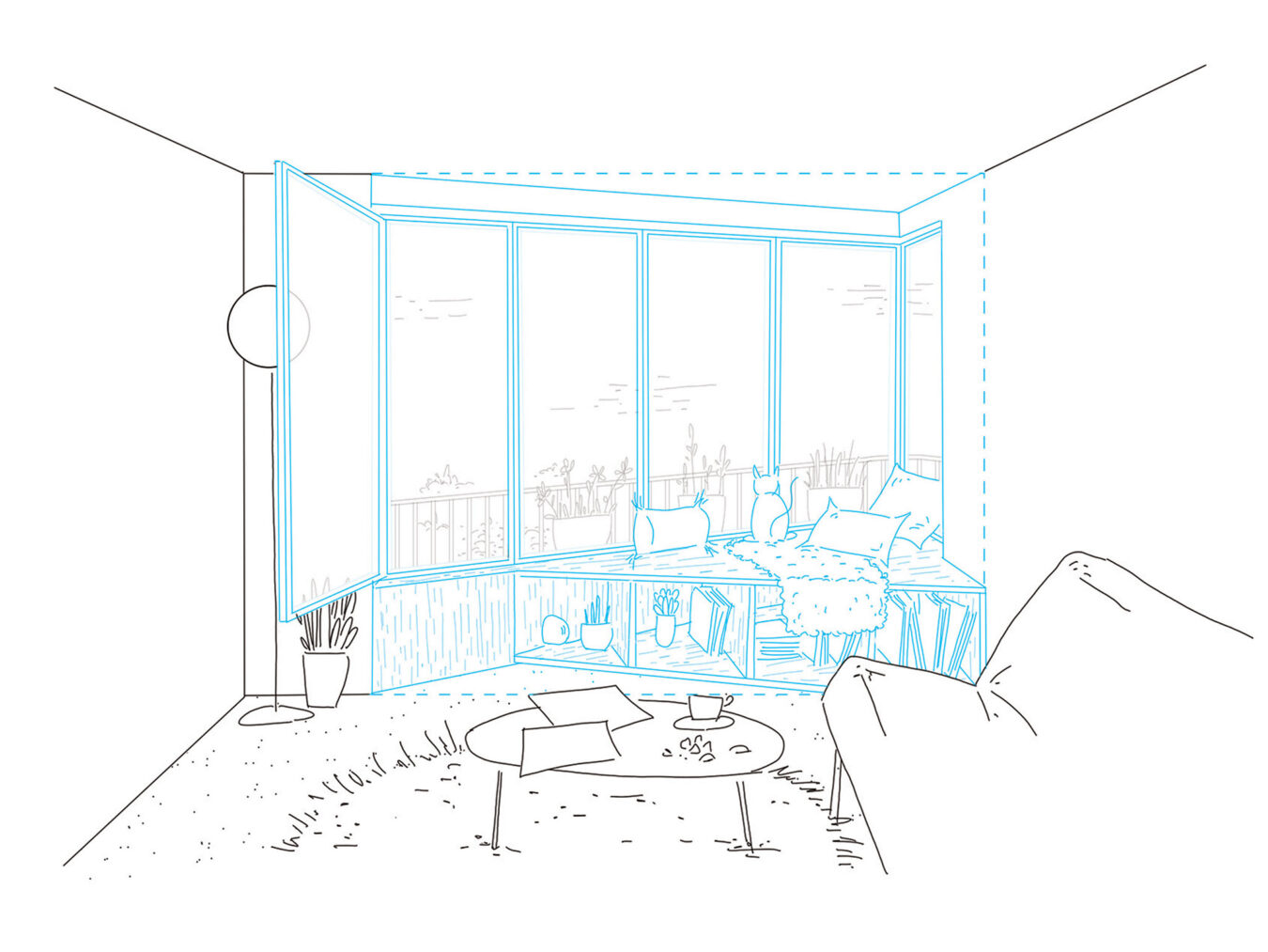 illustration . lot D · ZAC Chapelle-Charbon · Paris [ concours · 2022 ] © mbl architectes + © UR