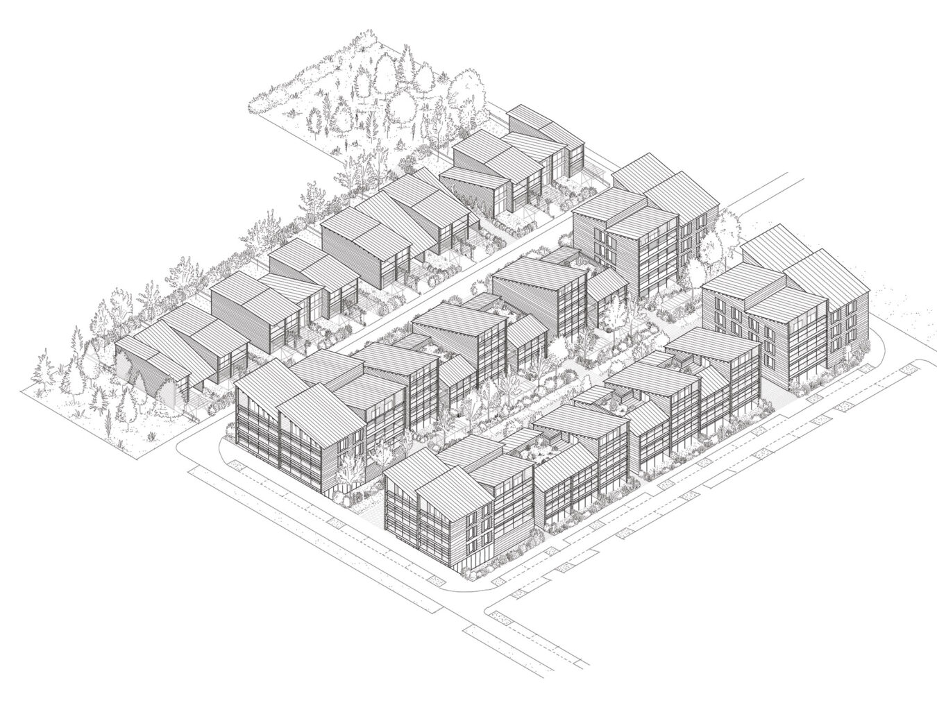 illustration . ZAC Laubis [ concours · 2023 ] © mbl architectes + © Scalène architectes
