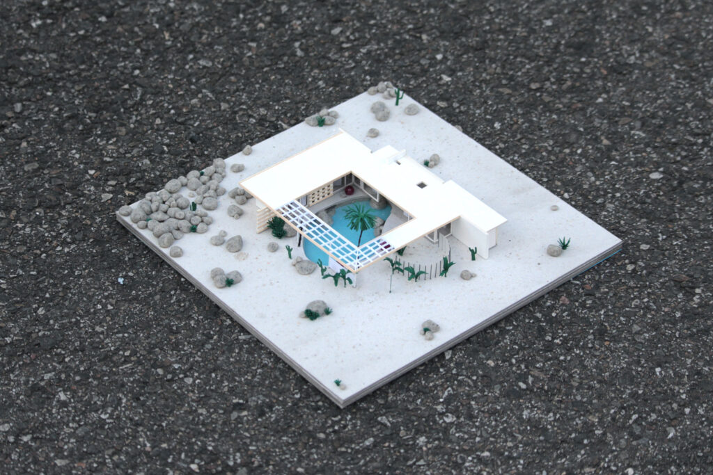 maquette 1:100 . Loewy House © Albert Frey [ 1946 ] exposition Domestic Pools, Villa Noailles [ 2018 ]