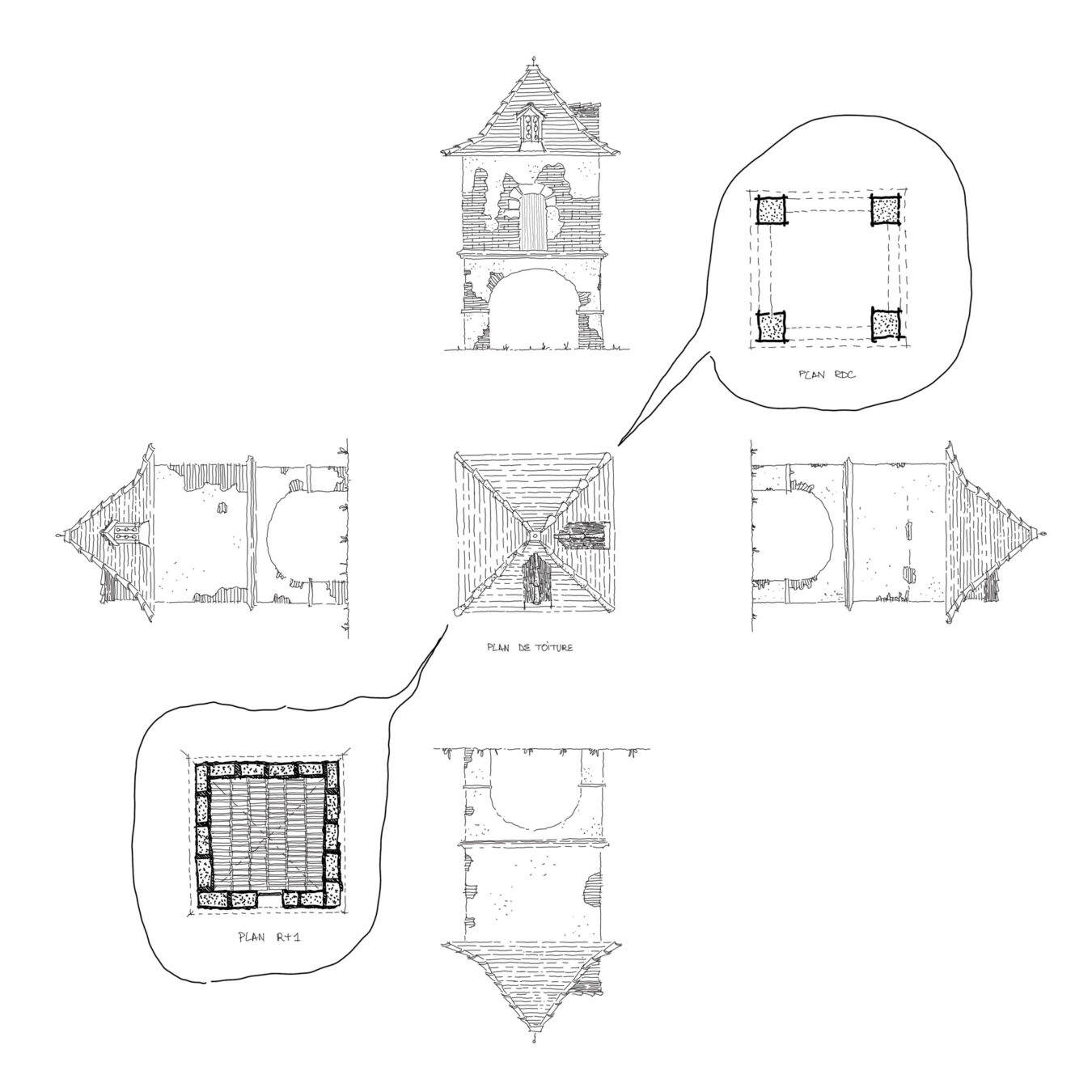 Tentatives d'épuisement du pigeonnier du Mirail . 2025