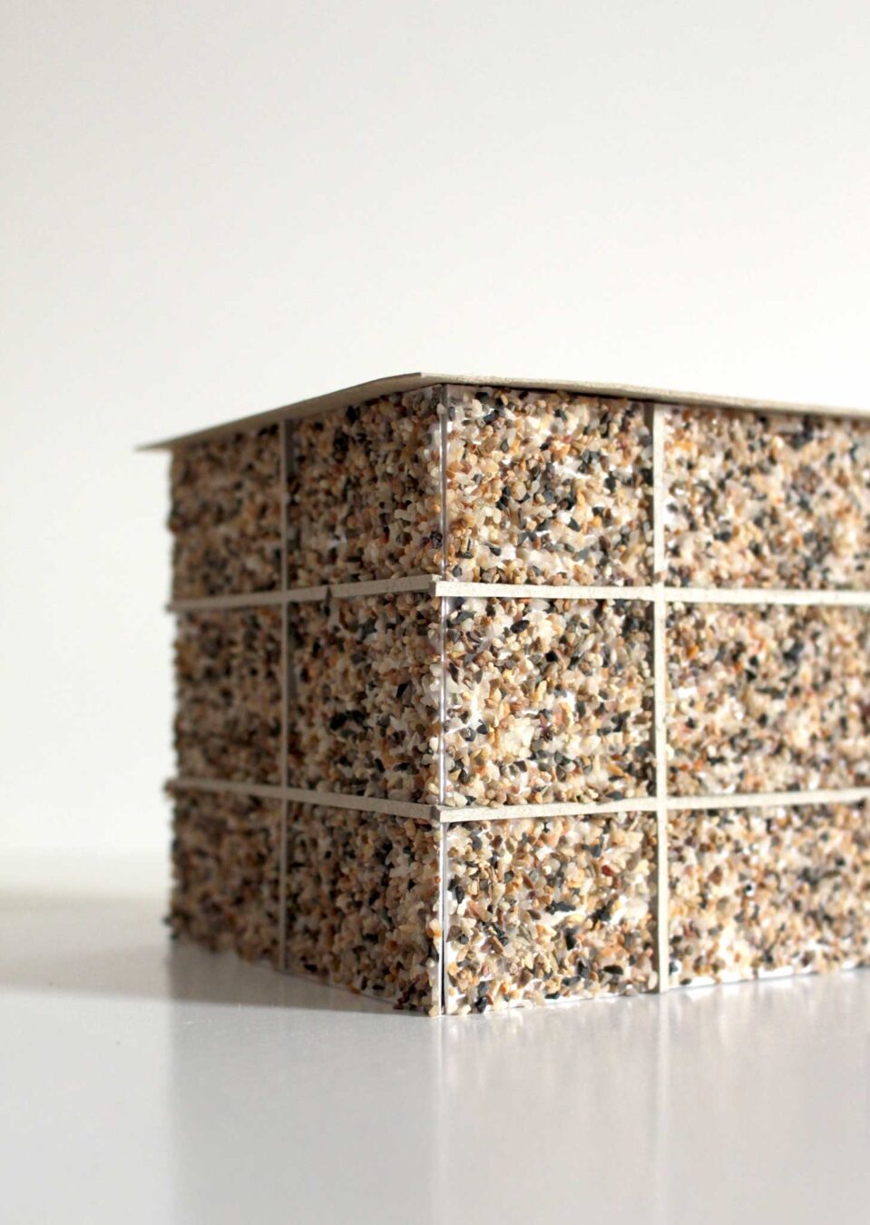 maquette 1:100 . Herzog et De Meuron . Stone House . 1988