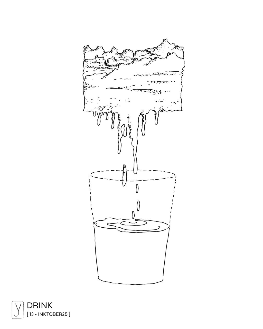 INKTOBER 2025 . 13 - DRINK