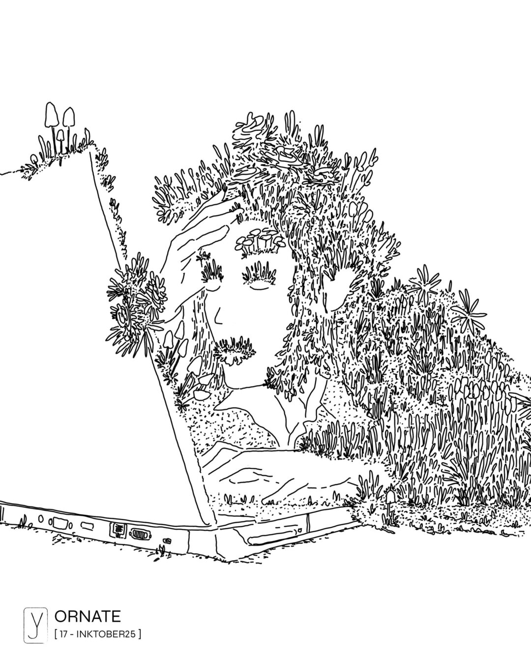 INKTOBER 2025 . 17 - ORNATE