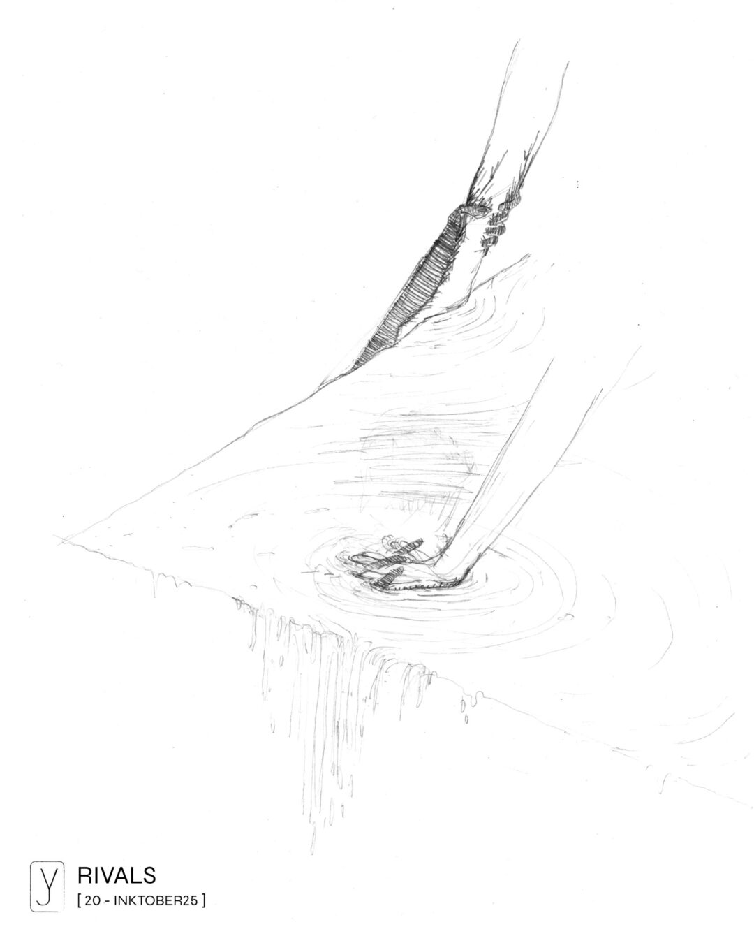 INKTOBER 2025 . 20 - RIVALS