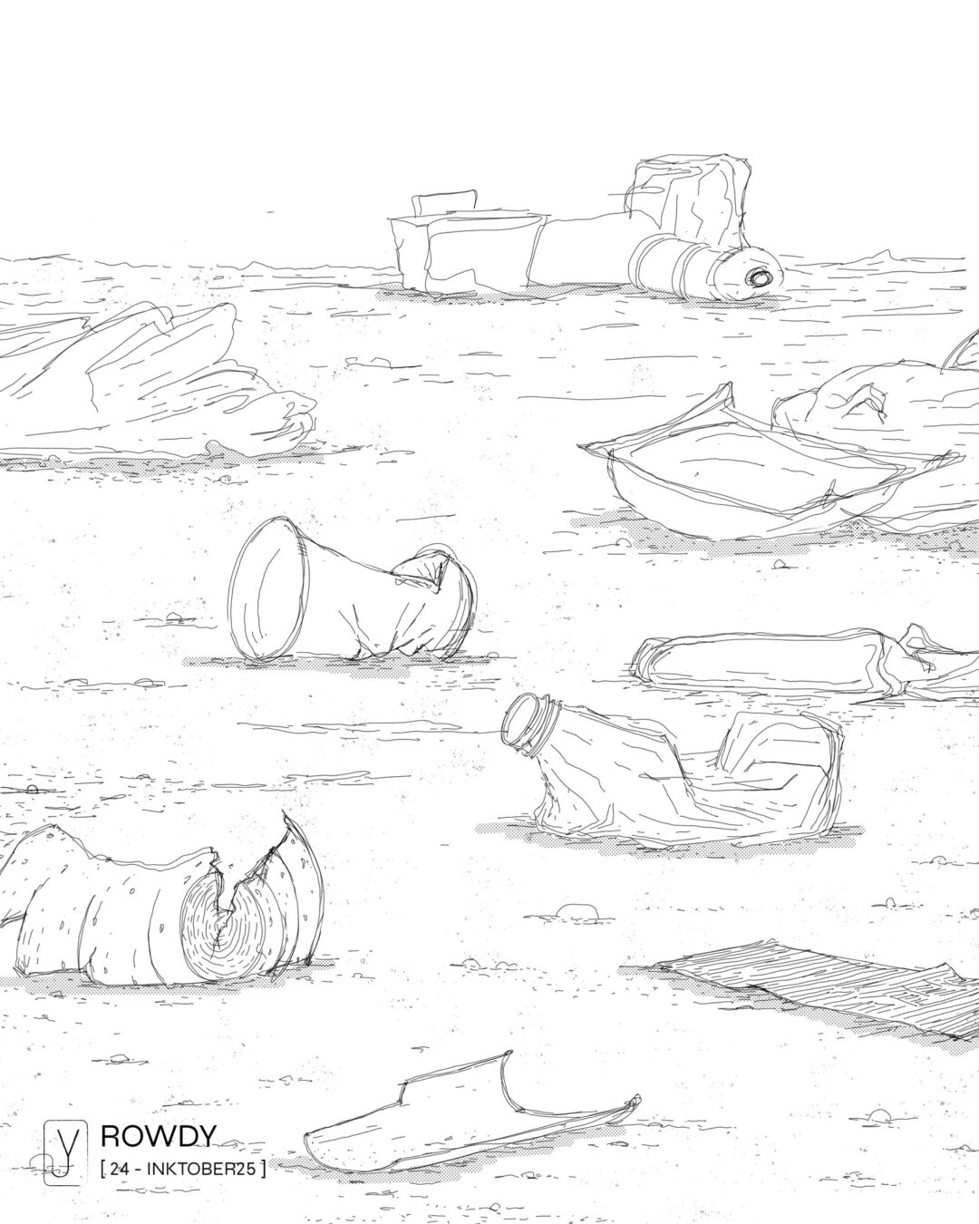 INKTOBER25 . 24 - ROWDY