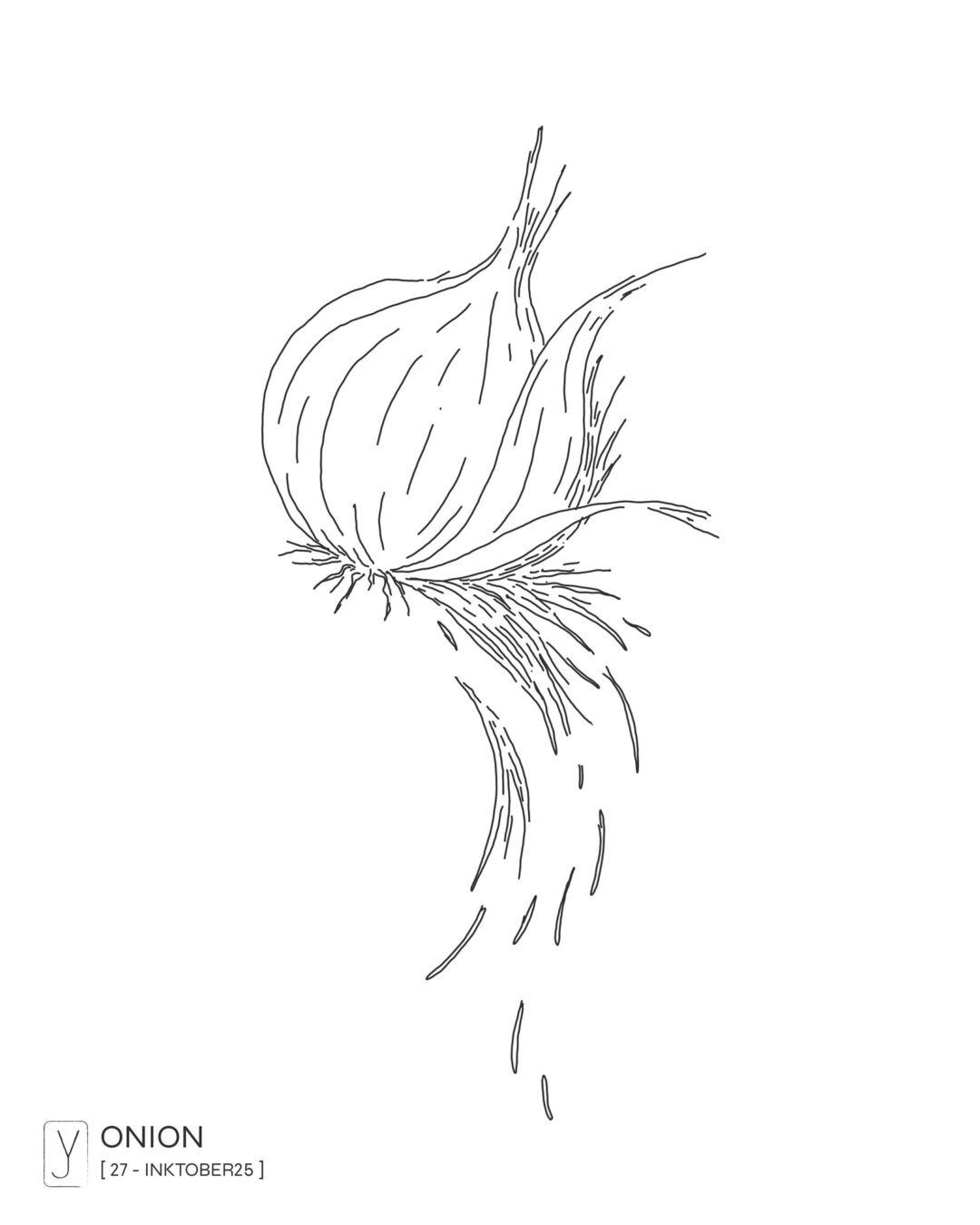 INKTOBER25 . 27 - ONION