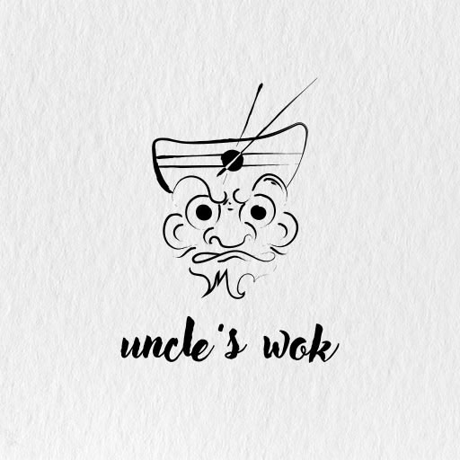 identité visuelle . Uncle's Wok . restaurant chinois . 2025