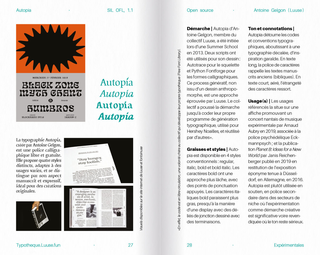 projet fictif . La typographie comme outil militant, aux éditions trouble . conception et exécution éditoriale . 2025