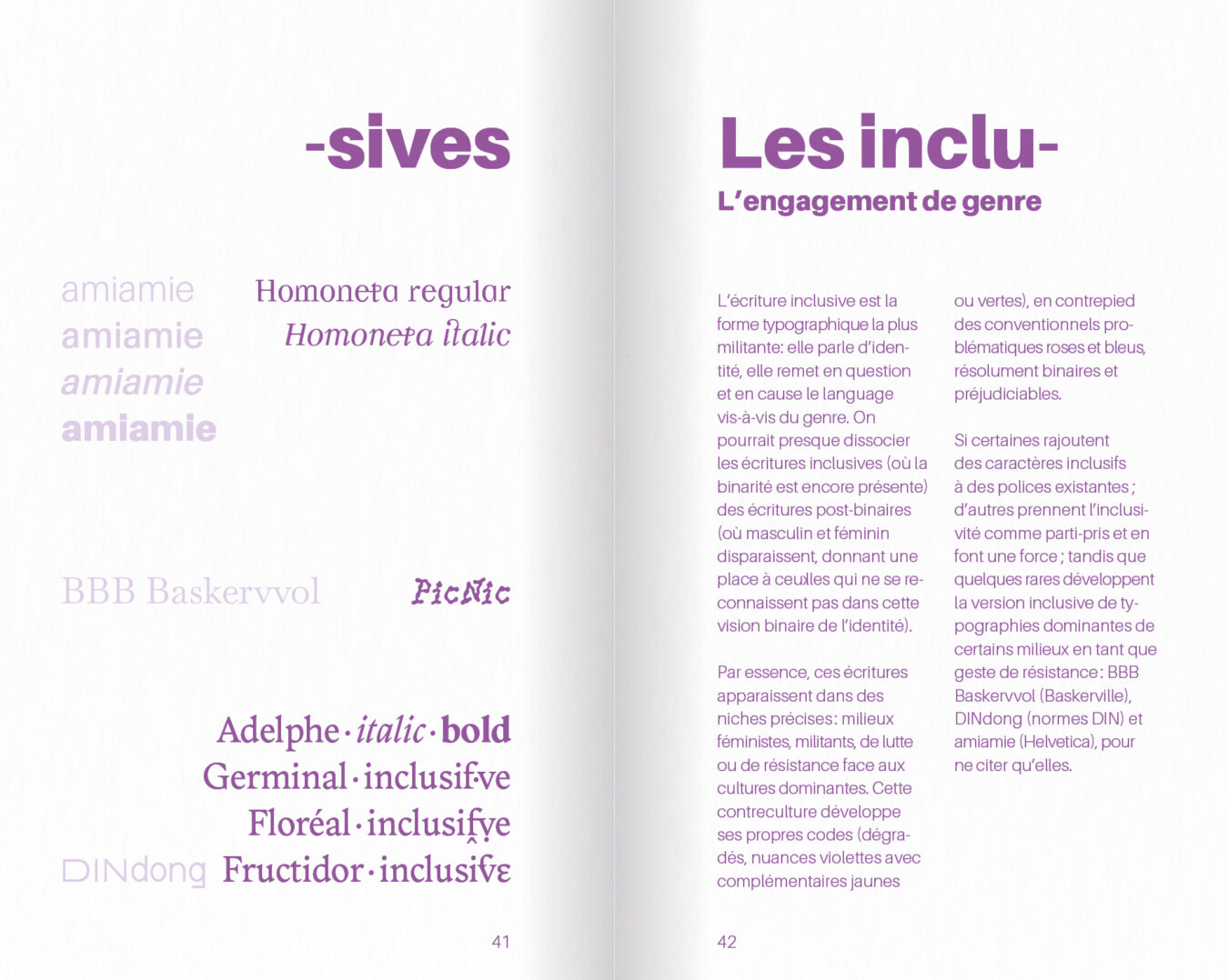 projet fictif . La typographie comme outil militant, aux éditions trouble . conception et exécution éditoriale . 2025