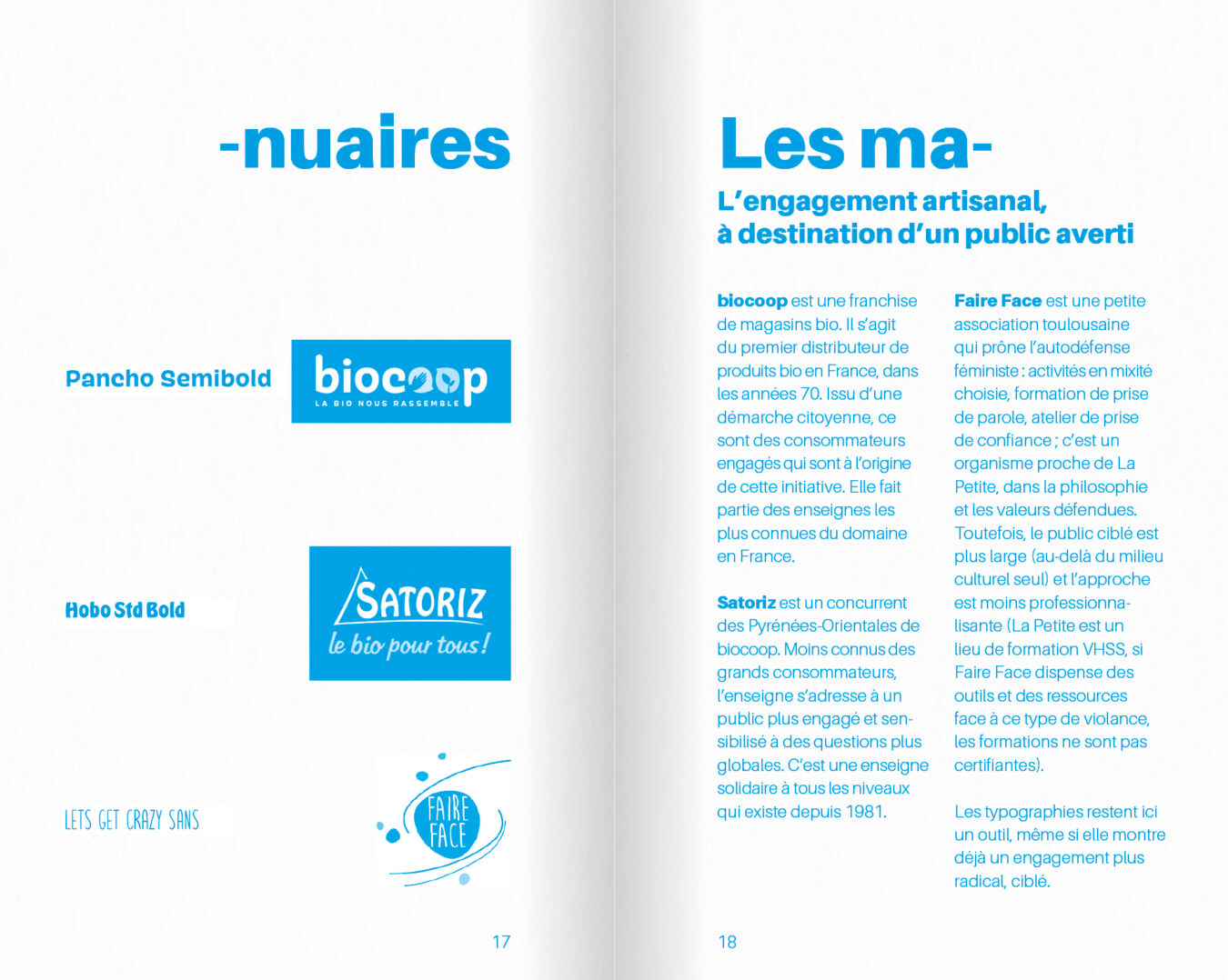 projet fictif . La typographie comme outil militant, aux éditions trouble . conception et exécution éditoriale . 2025